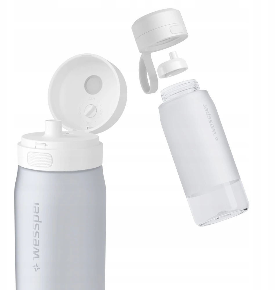 Gertuvė Wessper B2 TRITAN Actitex™ filtro butelis, 500 ml, baltas (WES273-500-WH_K)