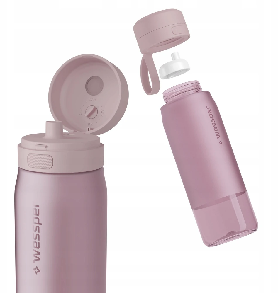 Gertuvė Wessper B2 TRITAN Actitex™ filtro butelis 700 ml, rožinis (WES273-700-PK_K)