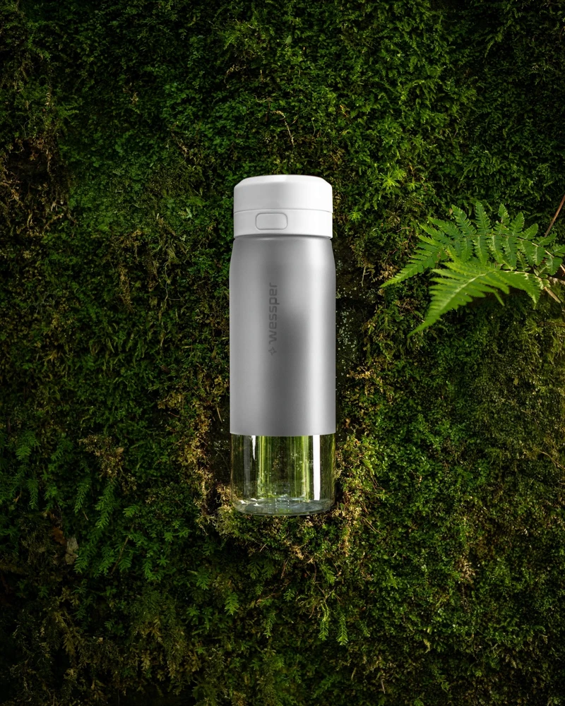 Gertuvė Wessper B2 TRITAN Actitex™ filtro butelis 700 ml, baltas (WES273-700-WH_K)