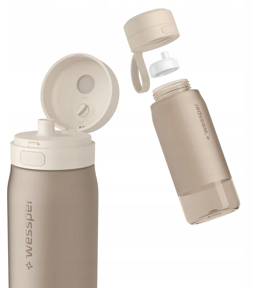 Gertuvė Wessper Buteliukas filtrująca B2 TRITAN Actitex™ 500ml rusvai gelsvas (WES273-500-BG_K)