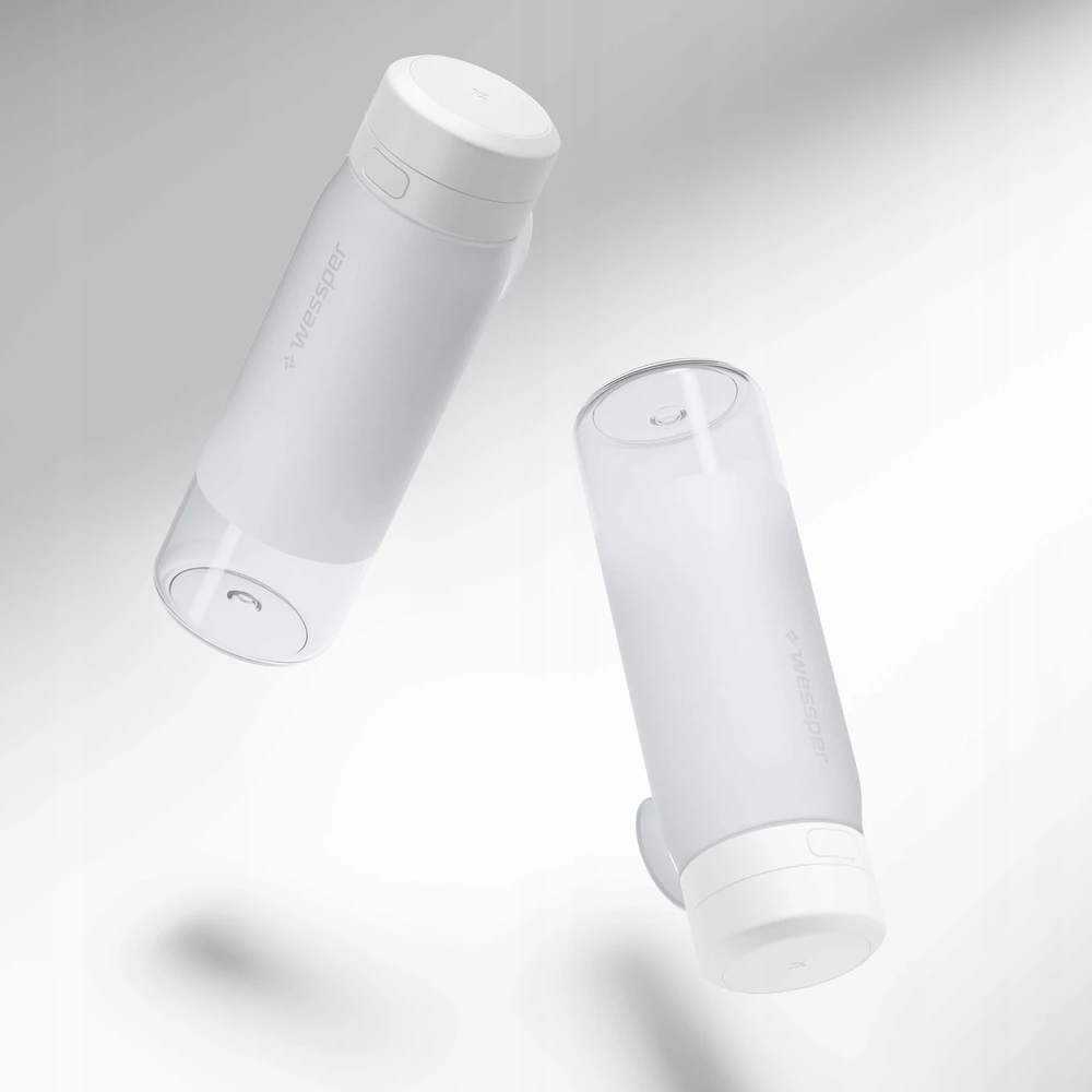 Gertuvė Wessper B2 TRITAN Actitex™ filtro butelis 700 ml, baltas (WES273-700-WH_K)