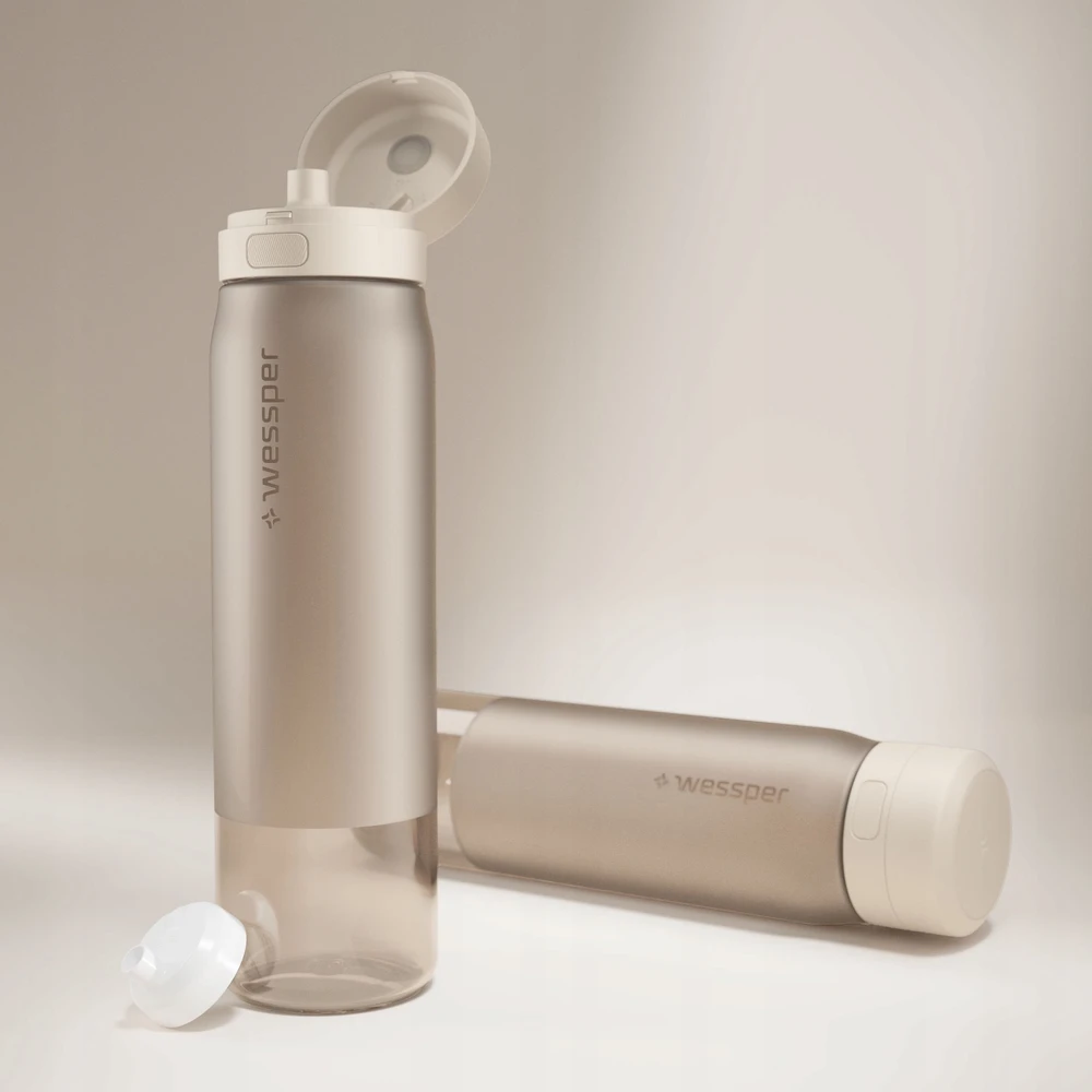 Gertuvė Wessper Buteliukas filtrująca B2 TRITAN Actitex™ 1000ml rusvai gelsvas (WES273-1000-BG_K)