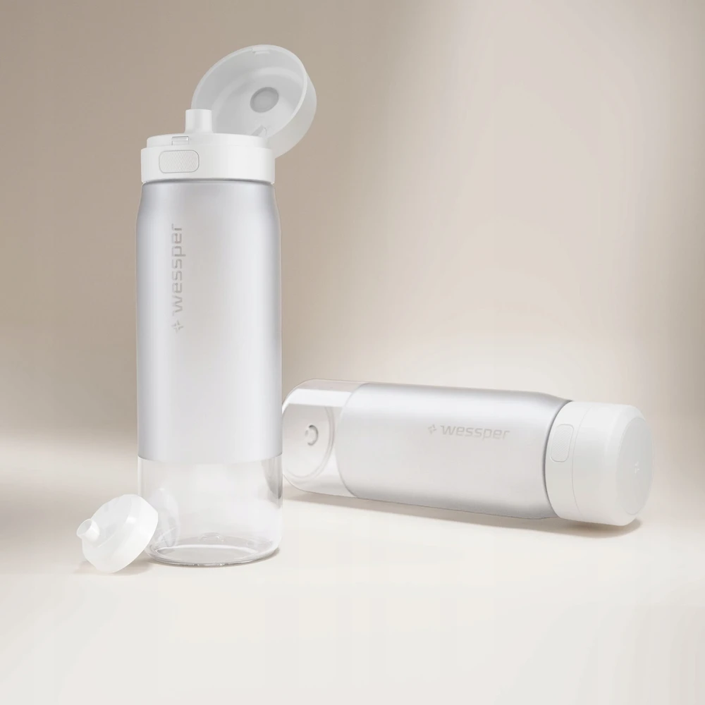 Gertuvė Wessper B2 TRITAN Actitex™ filtro butelis 700 ml, baltas (WES273-700-WH_K)