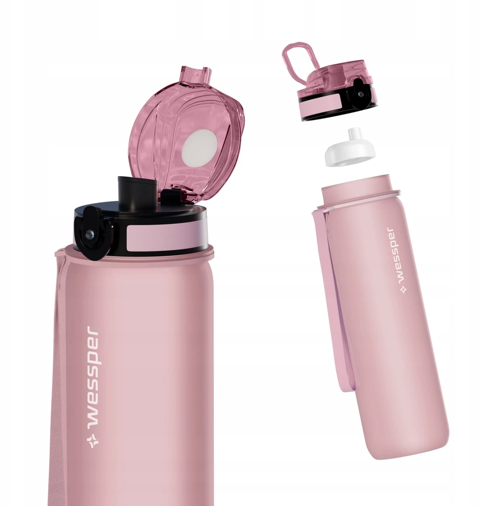 Gertuvė Wessper Butelis B4 TRITAN Actitex™ 500 ml rausvas (WES262-PK_WES454_K)