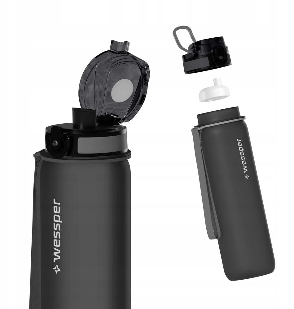 Gertuvė Wessper Butelis B4 TRITAN Actitex™ 500 ml tamsiai pilkas (WES262-GR_WES454_K)