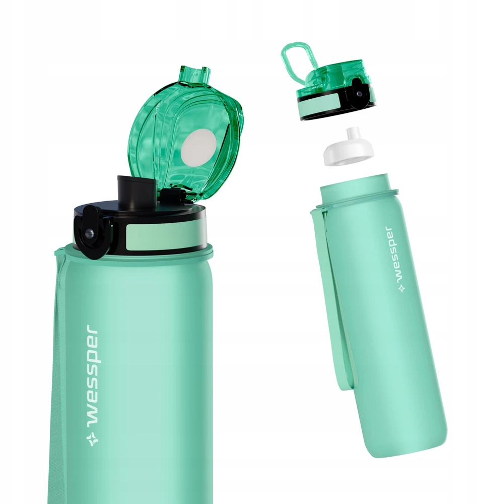 Gertuvė Wessper Butelis B4 TRITAN Actitex™ 500 ml mėtų spalvos (WES262-MT_WES454_K)