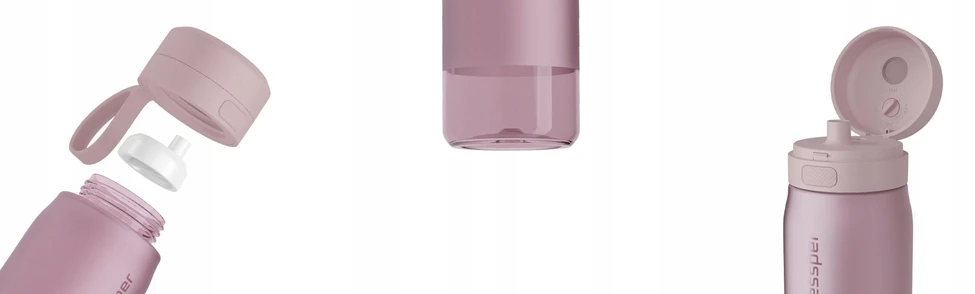 Gertuvė Wessper Buteliukas filtrująca B2 TRITAN Actitex™ 500ml Rožinė (WES273-500-PK_K)