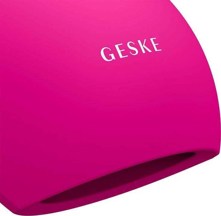 Geske Lūpų apimties didinimo ir stiprinimo priemonė su programėle (rausvai raudona)