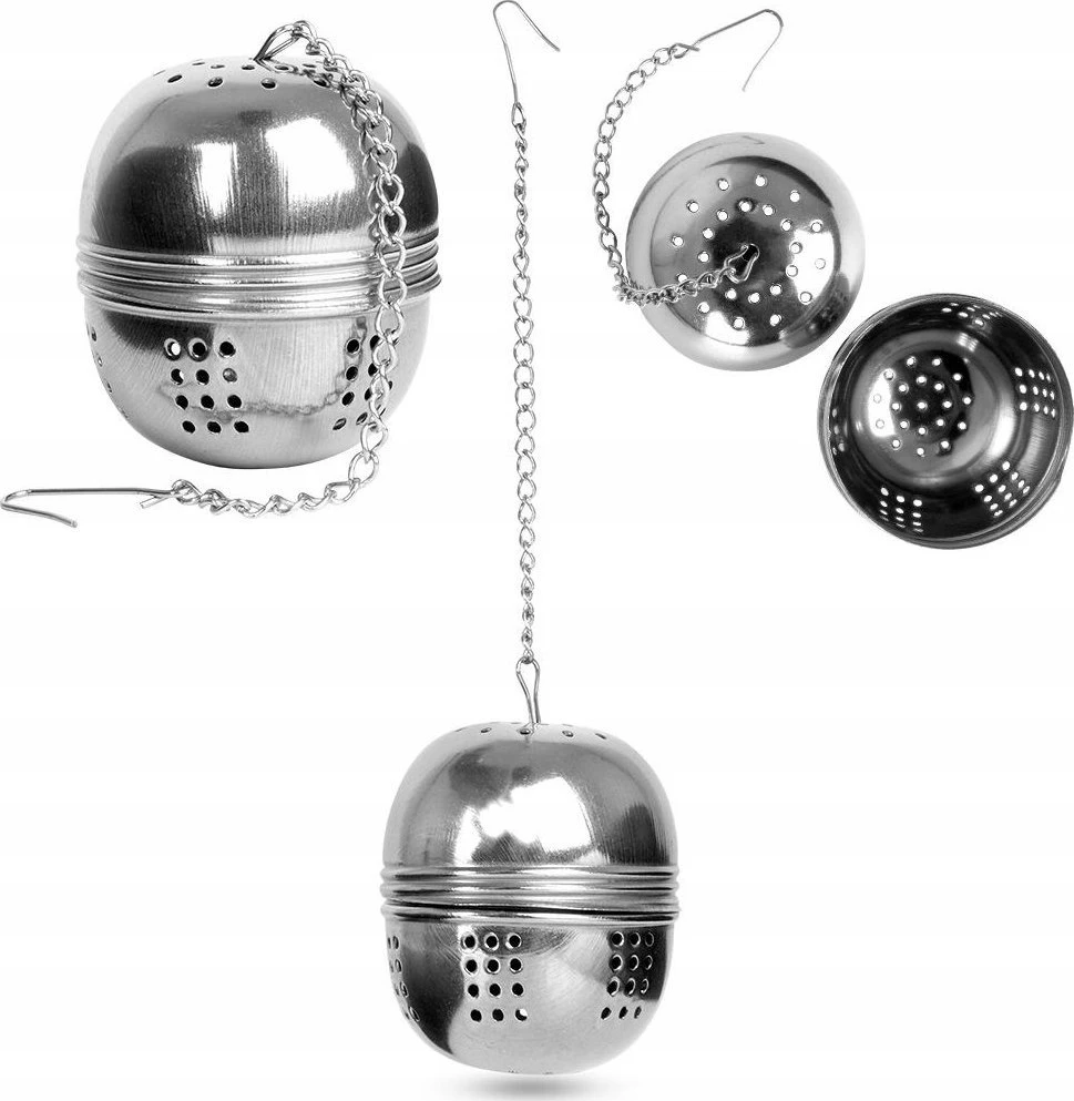 GET-IT Arbatos sietelis 5 cm Plieninis
