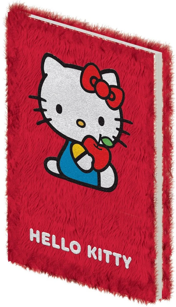 Pyramid GF Hello Kitty obuoliukas - pliušinis užrašų sąsiuvinis A5 14,8x21