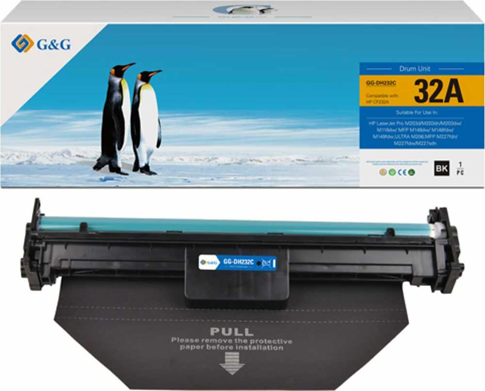 G&G kompatybilny bęben su CF232A, HP 32A, juodas, 23000s