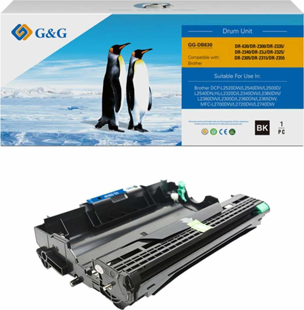 G&G kompatybilny bęben su DR2300, juodas, 12000s