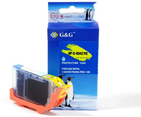 G&G NP-C-0042PC rašalo kasetė, 1 vnt., šviesiai žydra, pakaitinė (10282)