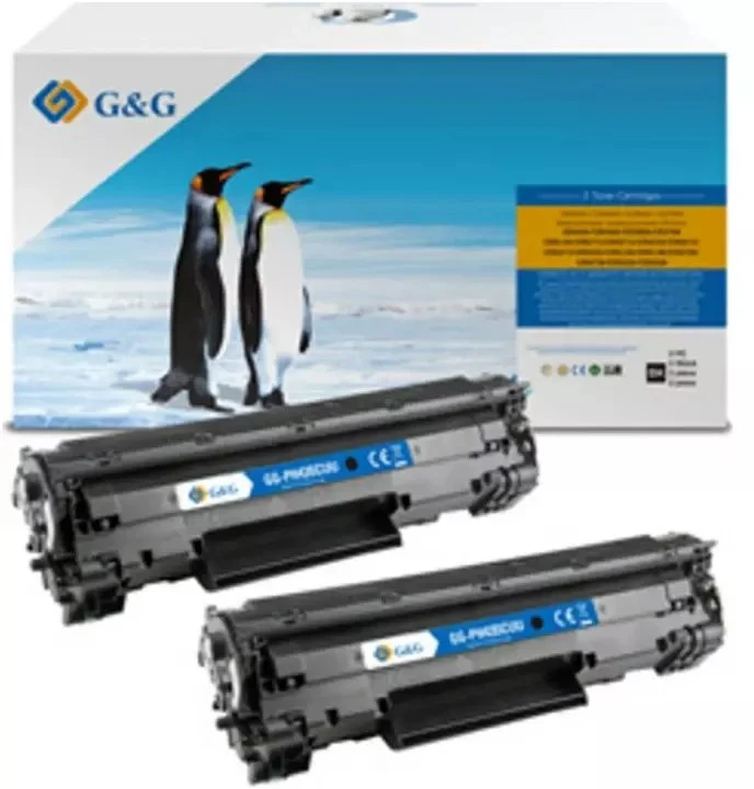G&G kompatybilny toner su HP CE285A, CB435A, CB436A, CE278A, Canon CRG128, 7, NT-PH435LCU, juodas, 3000s