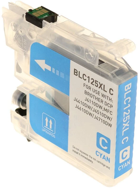G&G suderinamas rašalas / kasetė su LC-125XLC, NP-B-0125XLC, cyan, 1200