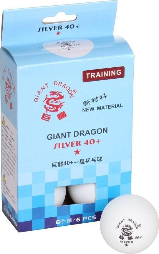 Giant Dragon SMJ Sidabrinė Žvaigždė 6 vnt. stalo teniso kamuoliukų 8331