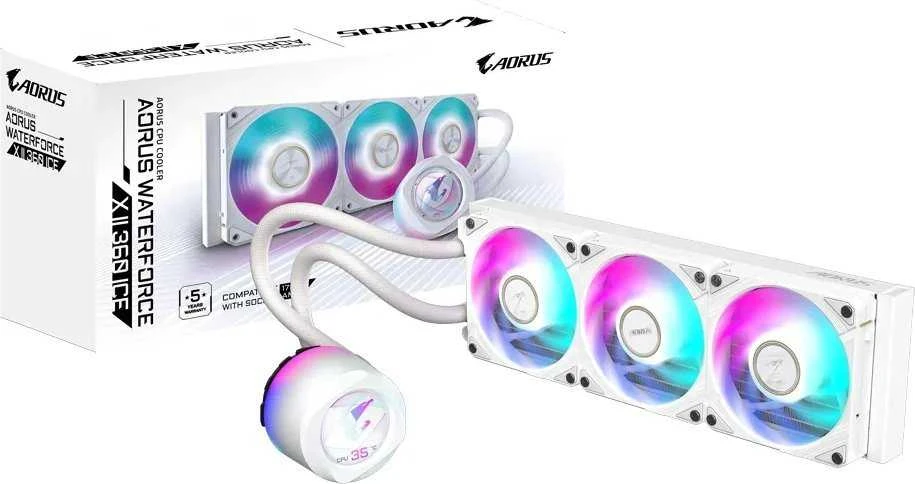 GIGABYTE AORUS WATERFORCEX II 360I AIO skystas procesoriaus aušintuvas