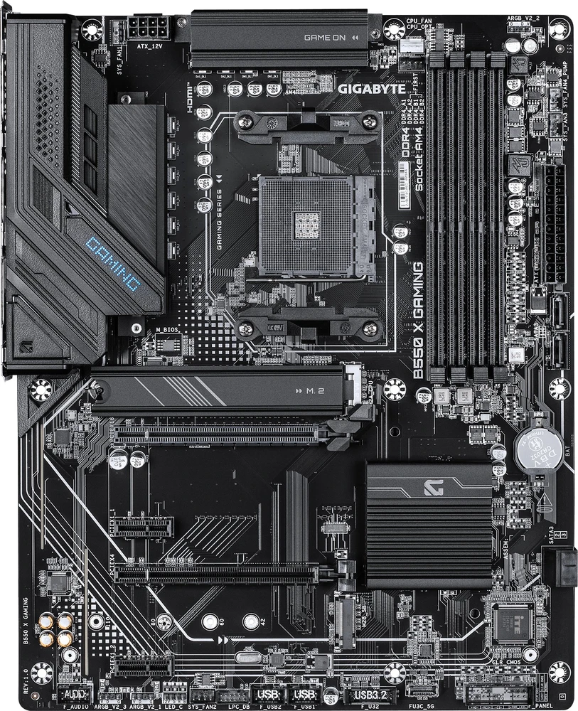 Gigabyte B550 X GAMING pagrindinė plokštė AMD B550 Socket AM4 ATX