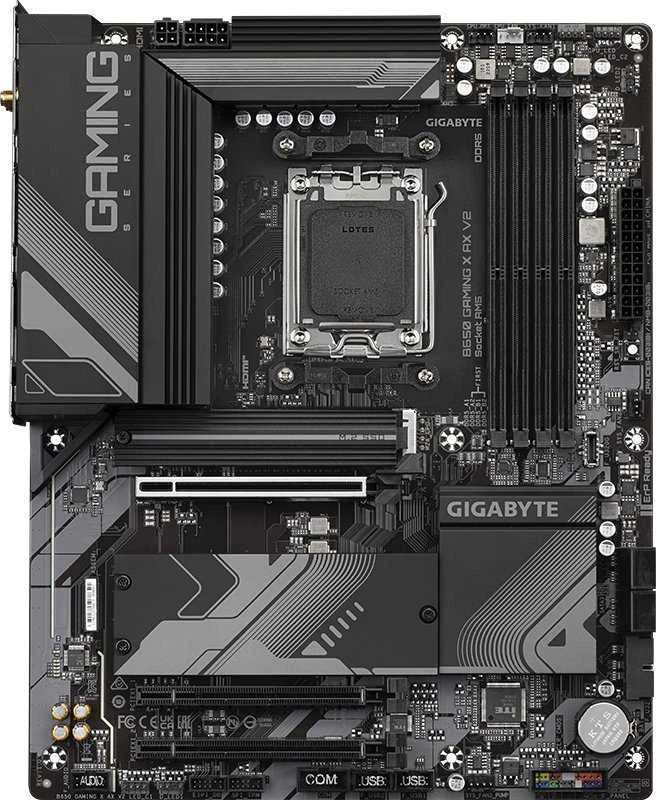 Pagrindinė plokštė GIGABYTE B650 GAMING X AX V2 AM5 4xDDR5 4xSATA 3xM.2