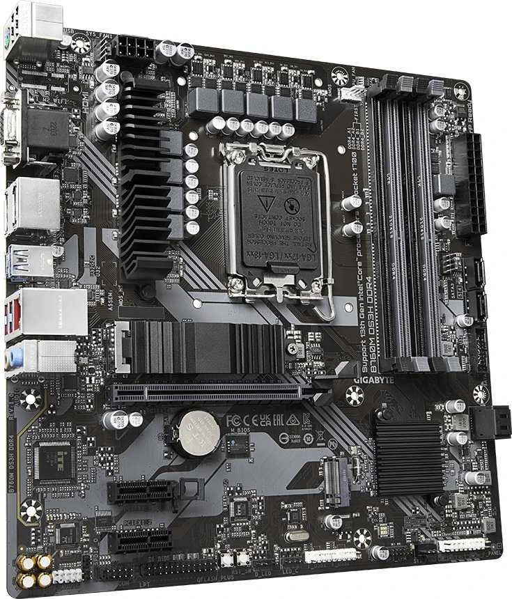 Pagrindinė plokštė GIGABYTE B760M DS3H/ Intel® Socket LGA 1700/ 4xDDR4/ 4xSATA 2xM.2/Support 13th and 12th Gen Series Processors