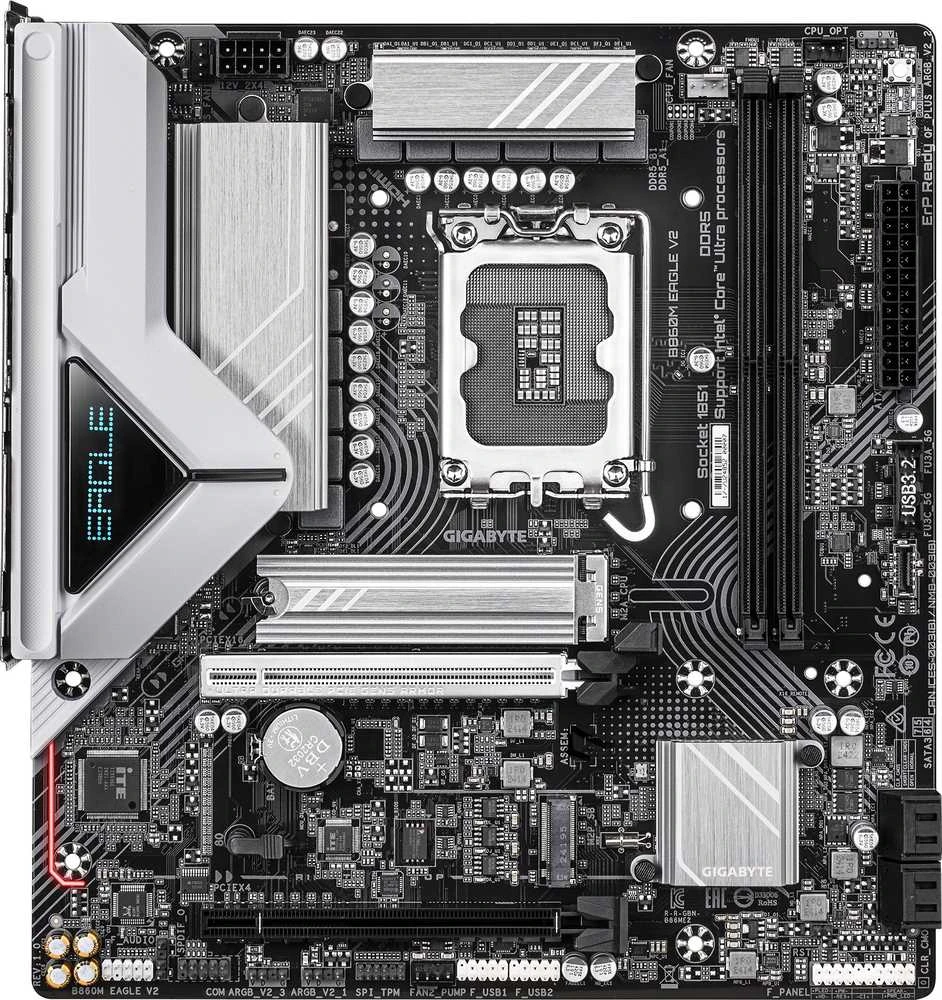 Pagrindinė plokštė GIGABYTE B860M EAGLE V2 LGA1851 1xHDMI 1xDP