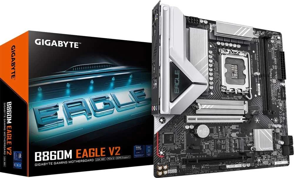 Pagrindinė plokštė GIGABYTE B860M EAGLE V2 LGA1851 1xHDMI 1xDP