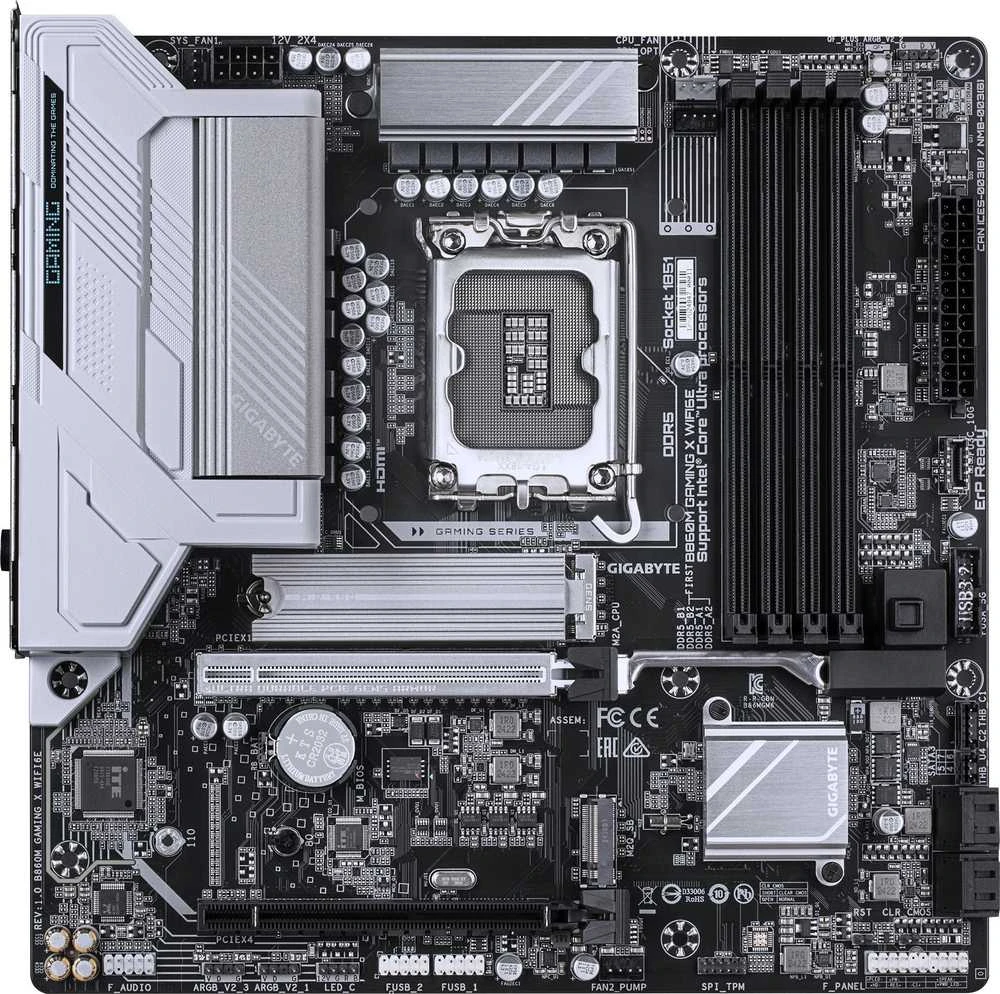 Pagrindinė plokštė Gigabyte B860M GAMING X WIFI6E