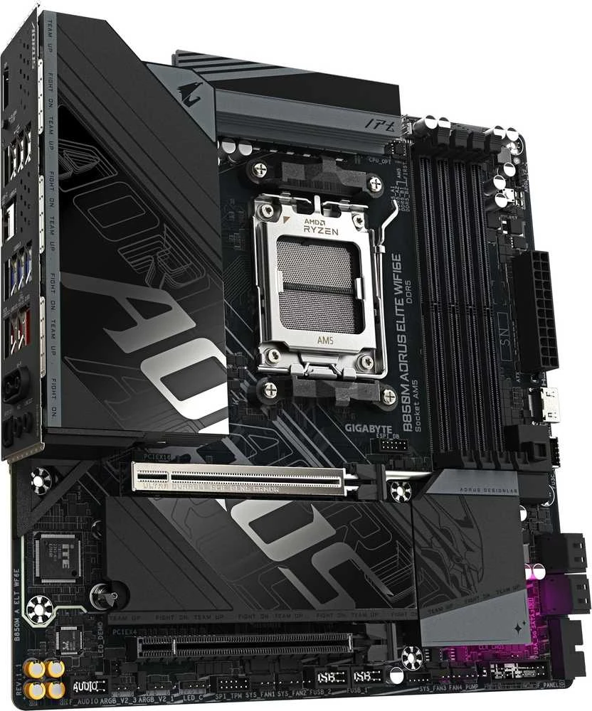 Pagrindinė plokštė GIGABYTE B850M A ELT WF6E AM5 4xDDR5 2xM.2 4xSATA
