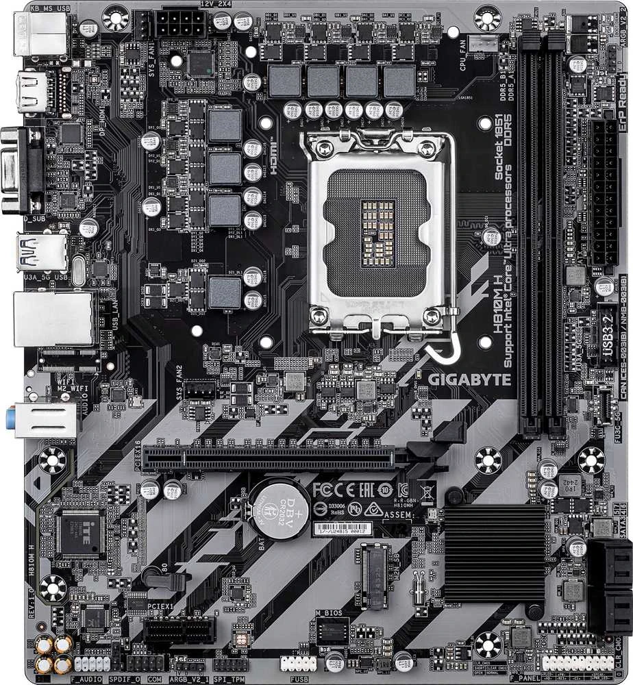 Pagrindinė plokštė Gigabyte H810M H