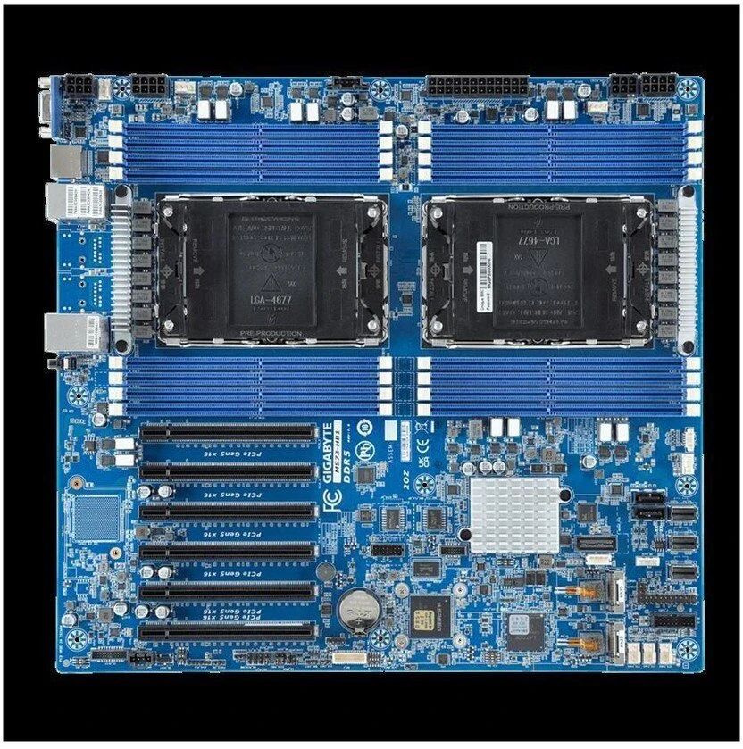 Pagrindinė plokštė - „Gigabyte MS73-HB1“ 2x LGA4677 „Intel Xeon Scalable Gen 4/5“ „Intel C741“