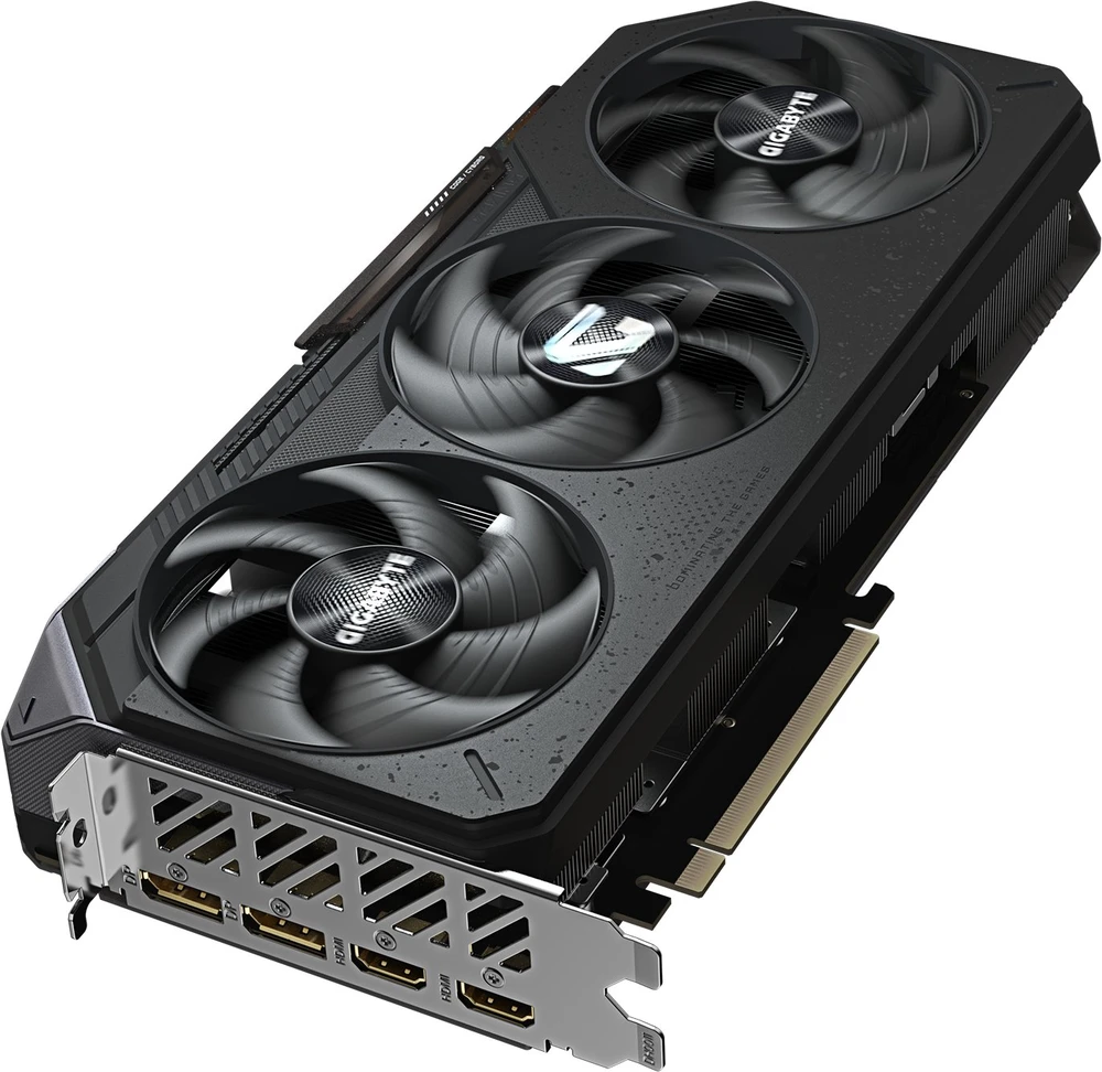 „GIGABYTE Radeon RX 9070 16GB GDDR6 256bit WINDFORCE 3“ vaizdo plokštė, dviguba BIOS sistema, 3 ventiliatoriai