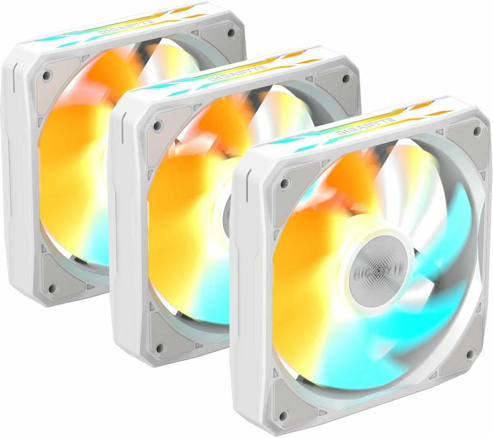 Gigabyte EZ Chain Fan 120 Ice trijų ventiliatorių rinkinys