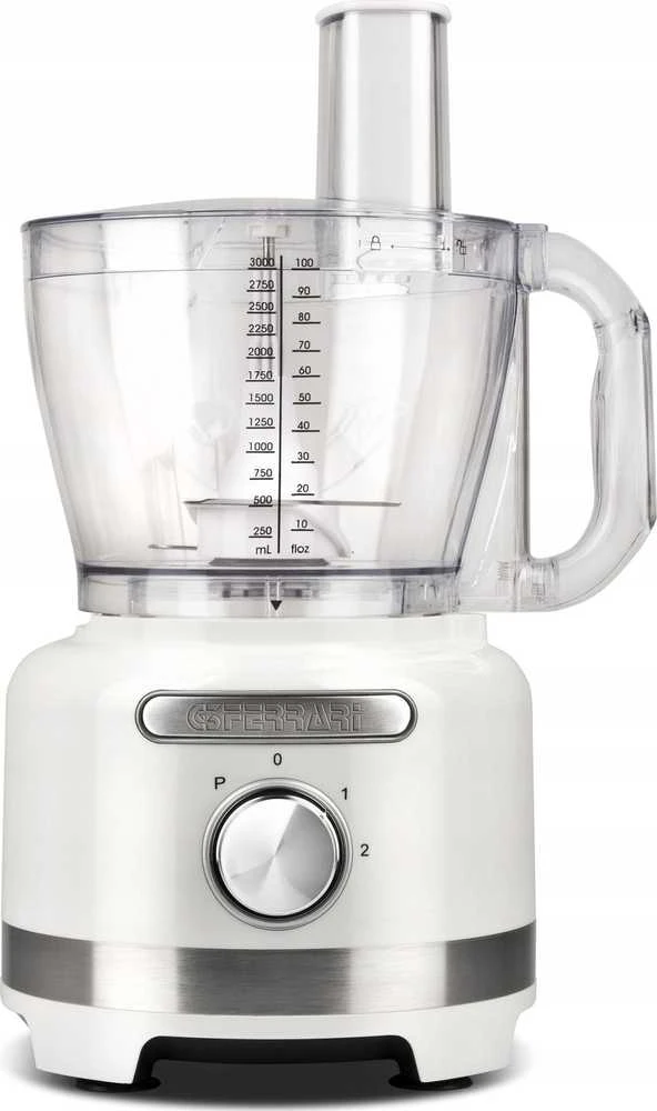 Virtuvinis kombainas G3Ferrari G3 Ferrari G20099 food processor 1000 W 3 L Transparent, Baltas