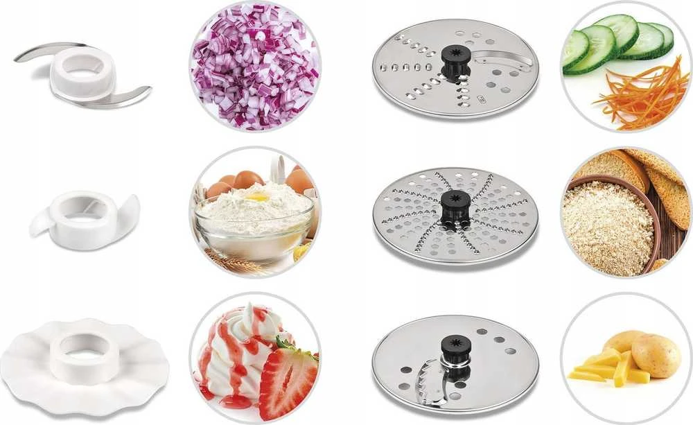 Virtuvinis kombainas G3Ferrari G3 Ferrari G20099 food processor 1000 W 3 L Transparent, Baltas
