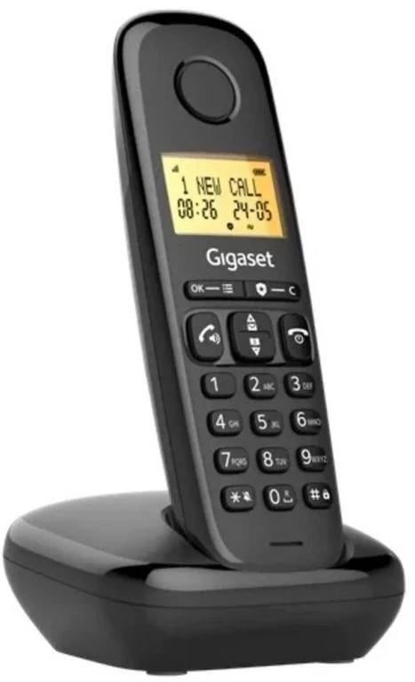 Telefonas stacionarus Gigaset Gigaset Basic 100 Duo Juodas