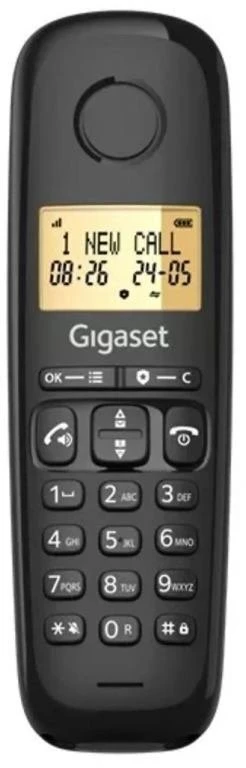 Telefonas stacionarus Gigaset Gigaset Basic 100 Duo Juodas