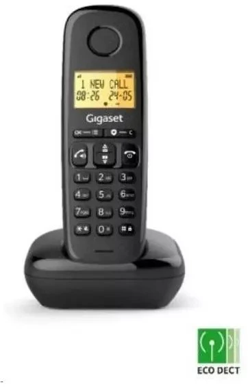 Telefonas stacionarus Gigaset Gigaset Basic 100 Juodas