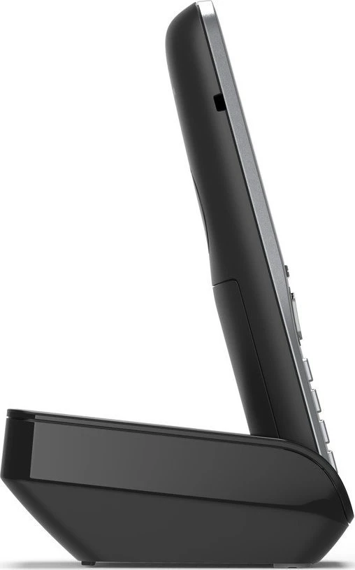 GIS Gigaset COMFORT 500 DECT telefonas Skambintojo ID Juoda, Sidabras
