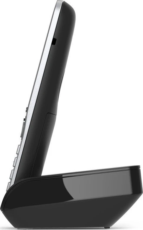 GIS Gigaset COMFORT 500 DECT telefonas Skambintojo ID Juoda, Sidabras
