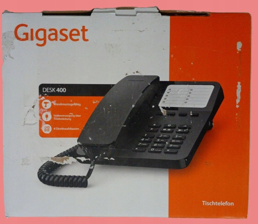 Gigaset Desk 400 juodas