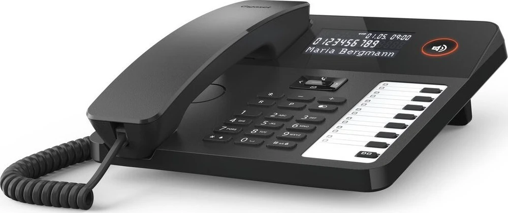 GIS Gigaset DESK 600 Analoginis telefonas Skambintojo ID Juoda