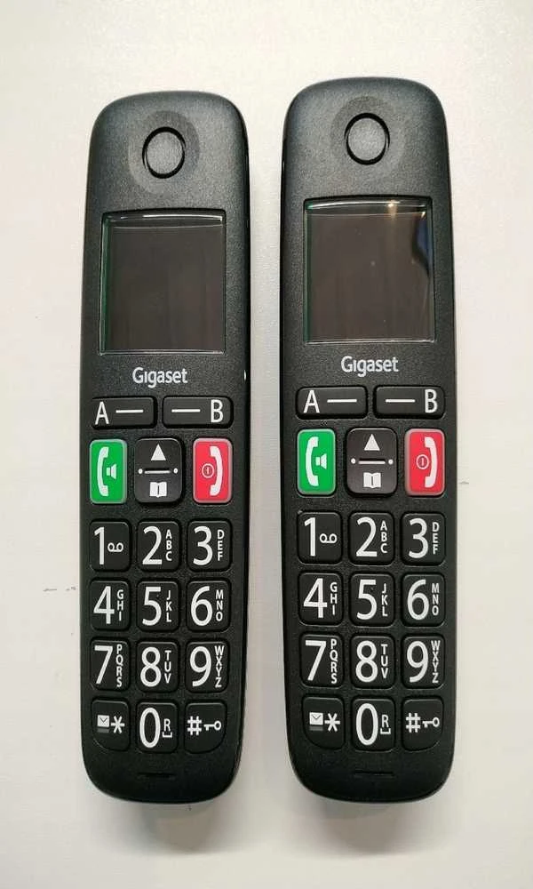 GIS Gigaset E290 Duo Analoginio ryšio telefono ragelis Skambintojo ID Juoda