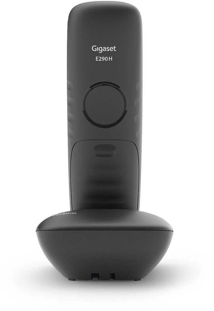 Stacionarus telefonas Gigaset E290, Juodas
