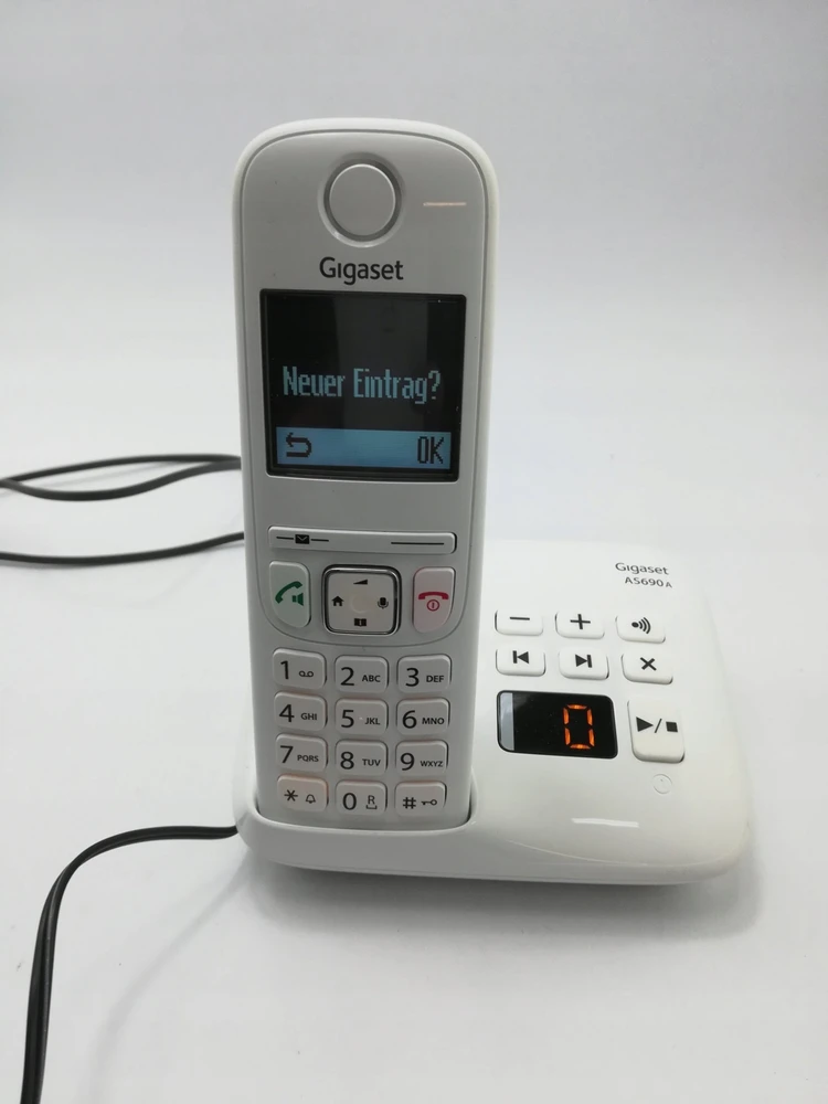 GIS Gigaset A690A Analoginio ryšio / DECT telefonas Balta