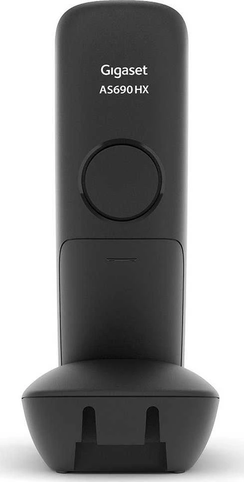 GIS Gigaset AS690HX Analoginio ryšio / DECT telefonas Skambintojo ID Juoda