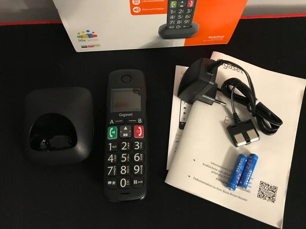 Gigaset E290 HX juoda