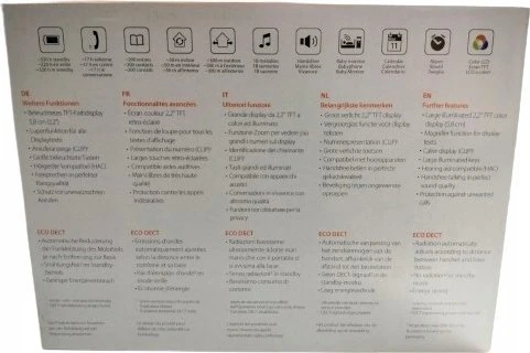 GIS Gigaset E390 Analoginio ryšio / DECT telefonas Skambintojo ID Balta