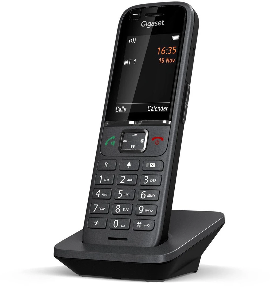 GIS Gigaset N530 IP PRO + S700H PRO DECT telefonas Skambintojo ID Antracitas