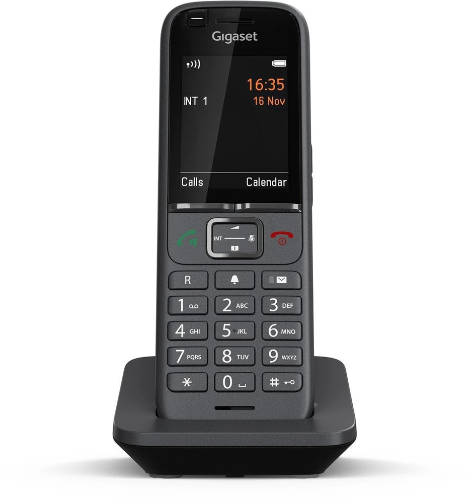 GIS Gigaset N530 IP PRO + S700H PRO DECT telefonas Skambintojo ID Antracitas