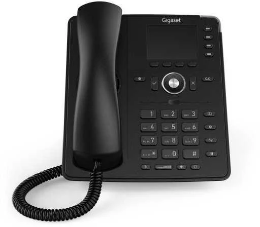 „Gigaset P810 IP PRO“ IP stalinis telefonas, 8,5 cm (3,36 colio) spalvotas TFT ekranas, USB, 2 RJ45 jungtys, skirtos „P800 KEY PRO“ išplėtimo moduliui, PoE